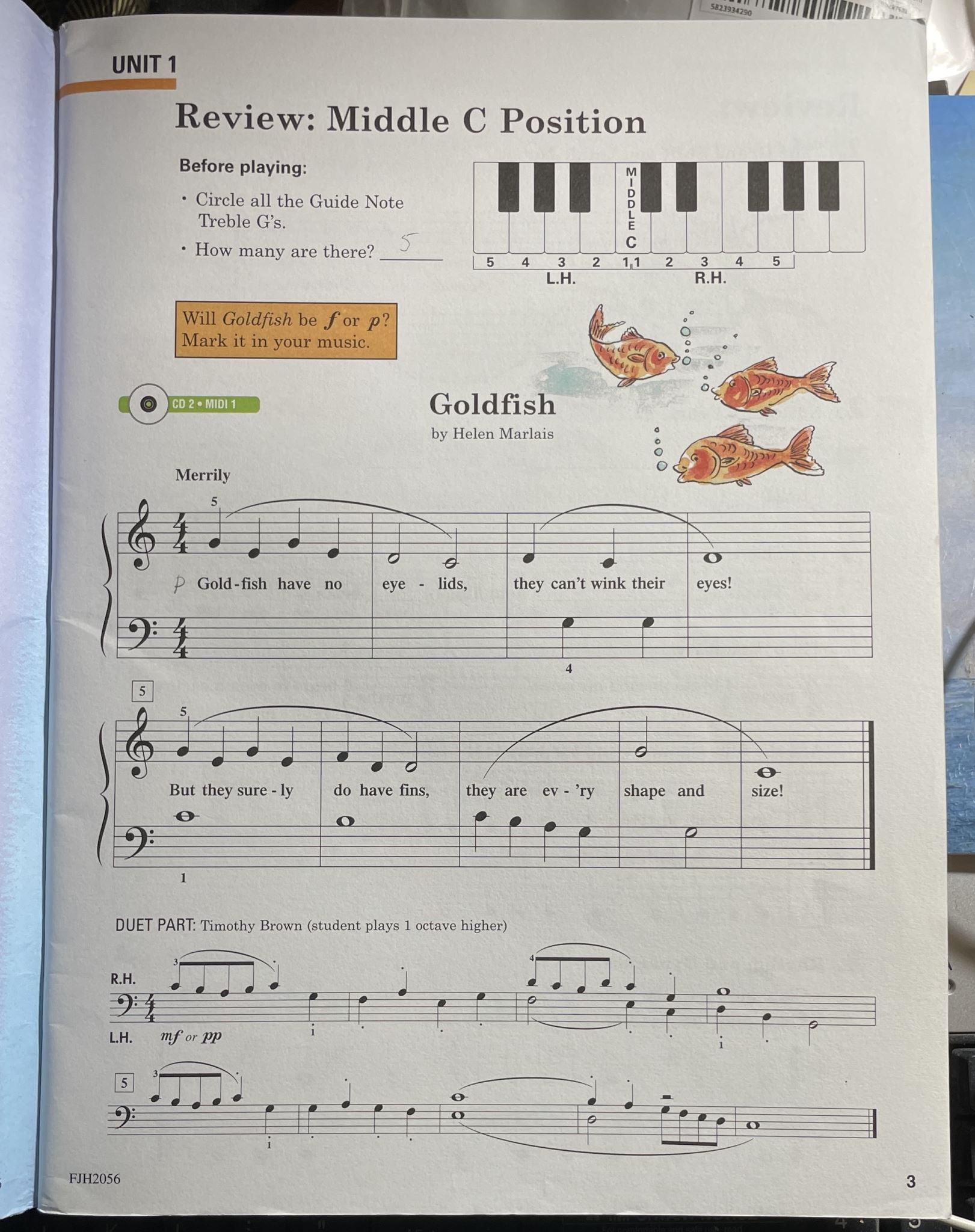 Succeeding at the Piano Lesson and Technique Book Grade 1 by Helen Marlais + CD